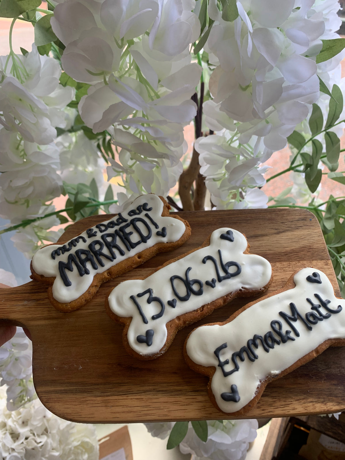 Personalised Iced Bone Biscuits - Wholesale