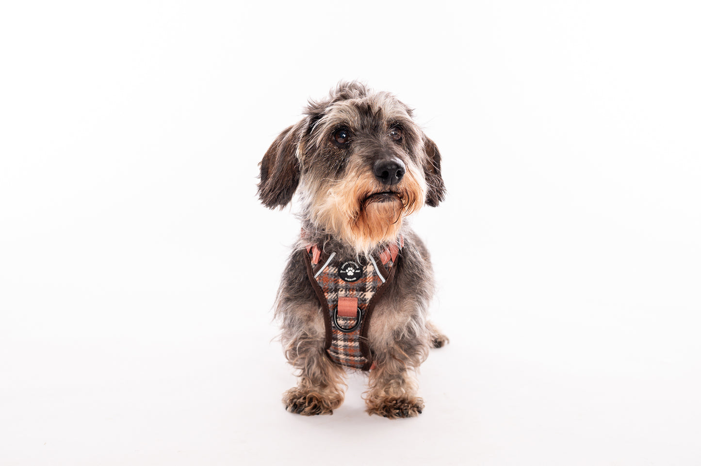 The Brown Tweed Poo Bag Holder