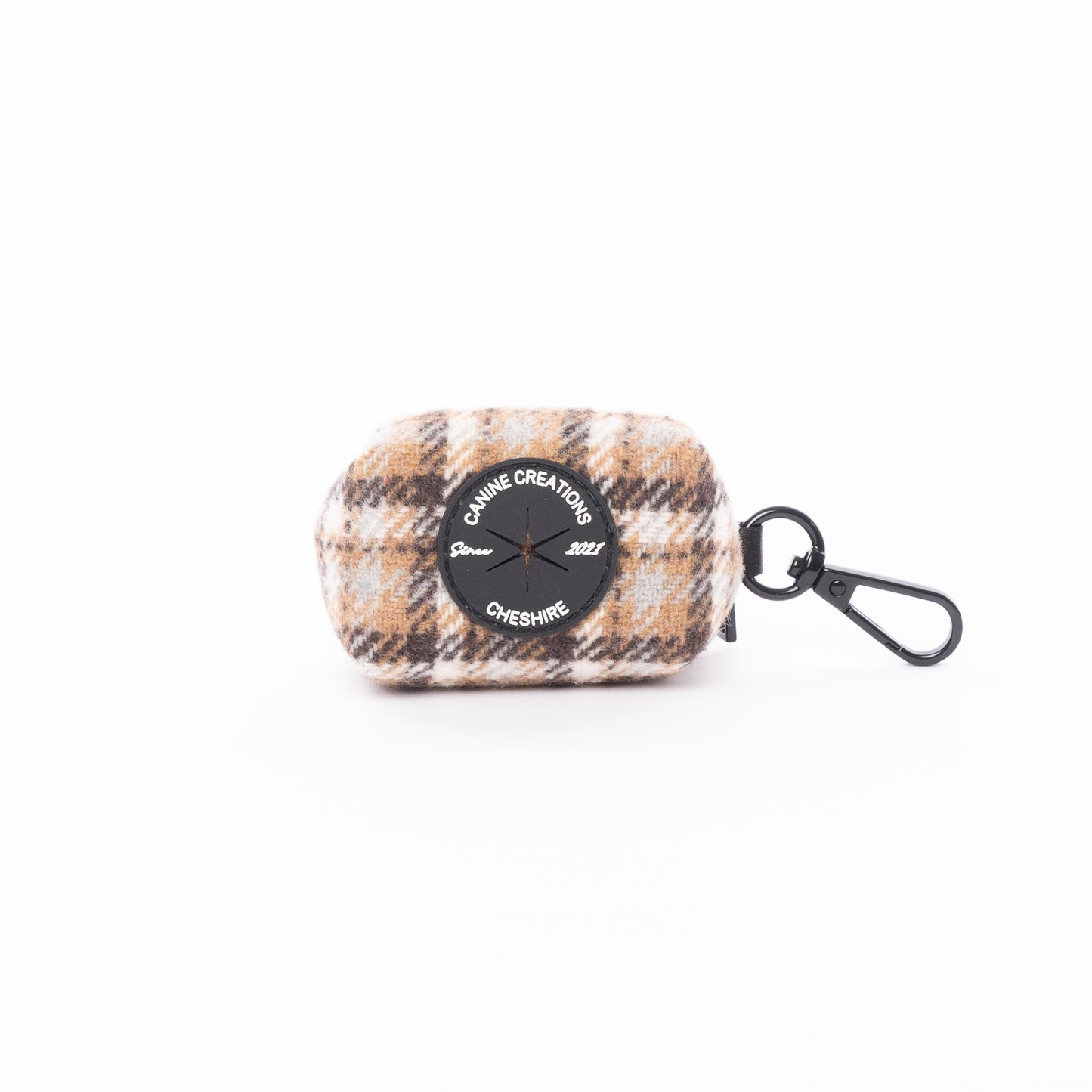 The Cream Tweed Poo Bag Holder