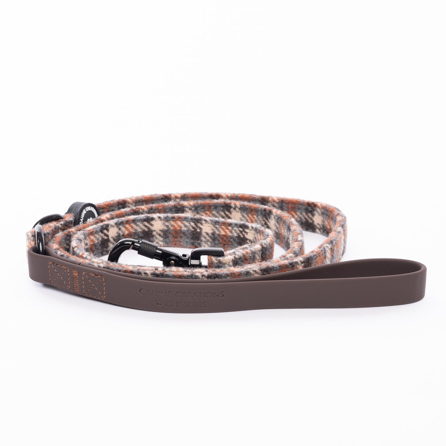 Harness, Lead & Poo Bag Bundle - Brown Tweed