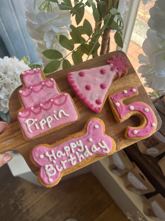 Iced Birthday Cake Biscuit - Wholesale