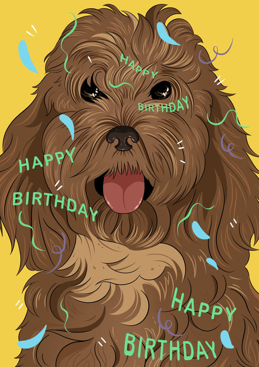 Cockapoo - Happy Birthday