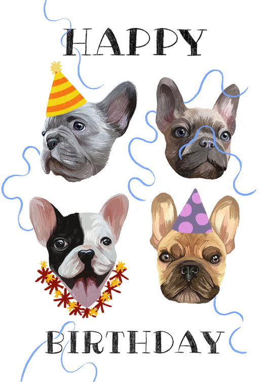 French Bulldog - Happy Birthday