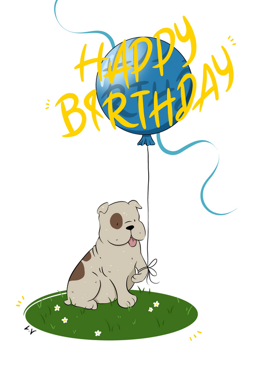 Bulldog - Happy Birthday