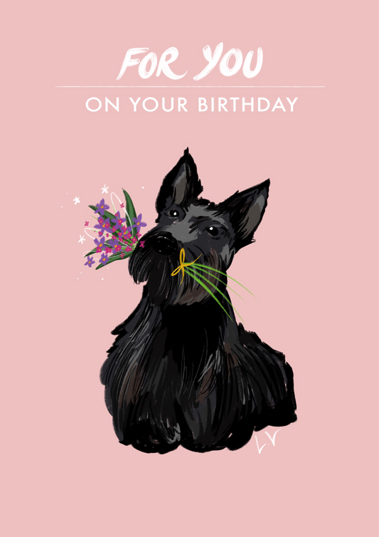 Scottish Terrier - Happy Birthday